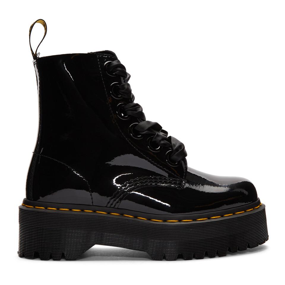 molly platform combat boot