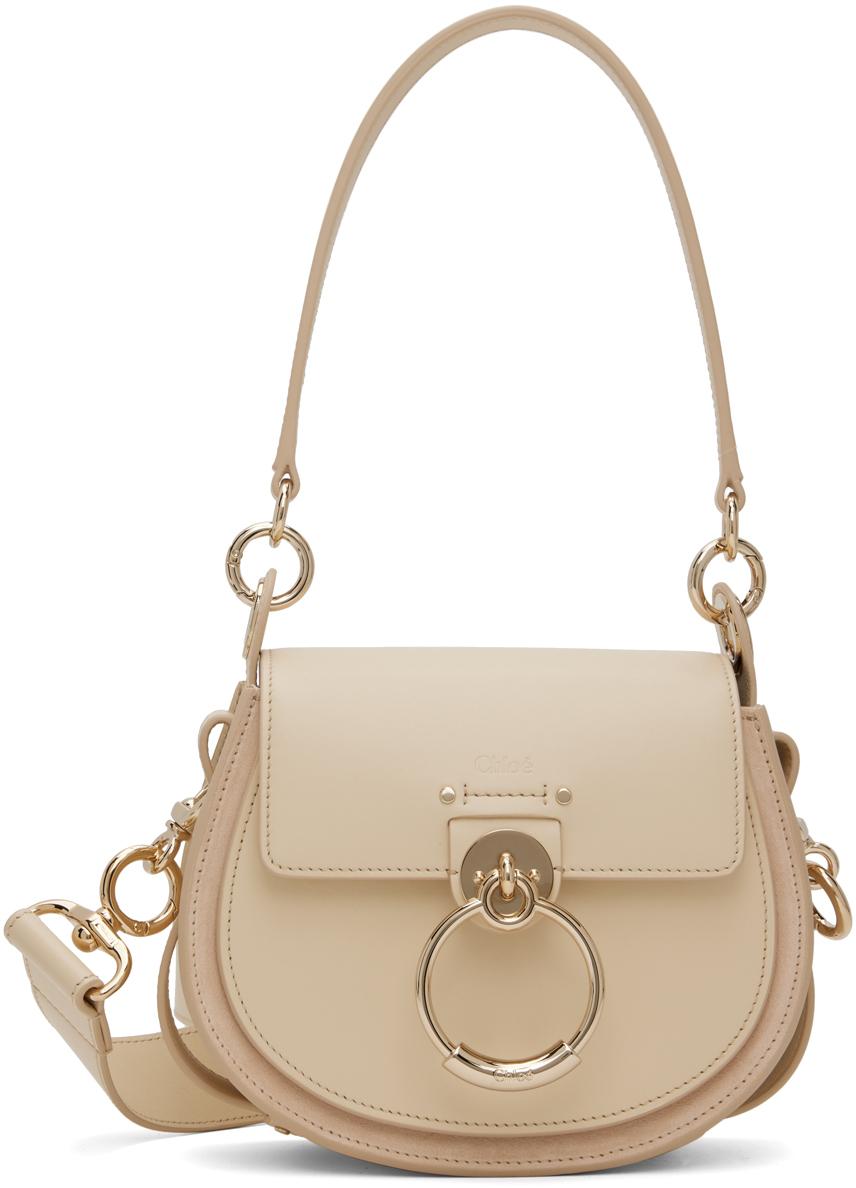 Chloé レディース ナチュラル スモール Tess バッグ ショルダーバッグ