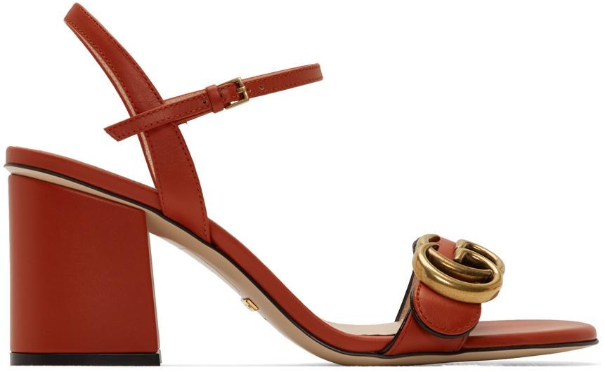 Gucci block heel sandals best sale