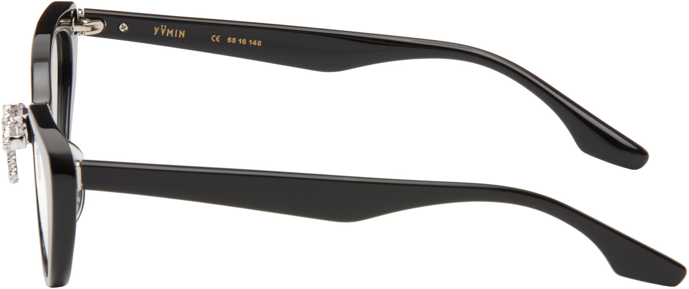 【Shushu/Tong】YVMIN コラボ Front Jeweled-Bowknot メガネ ShuShu/Tong Yvmin Edition Front Jeweled-Bowknot Glasses in