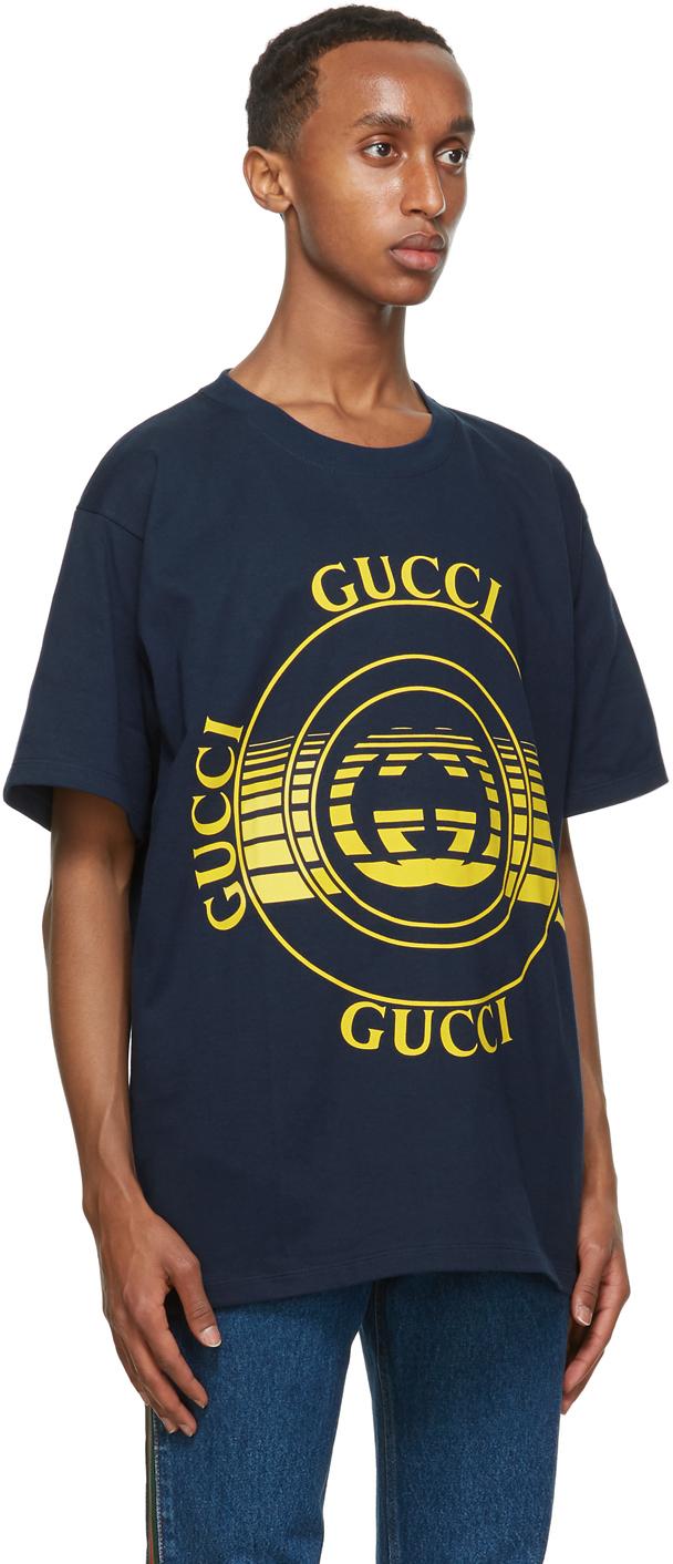 Gucci t cheap shirt dark blue