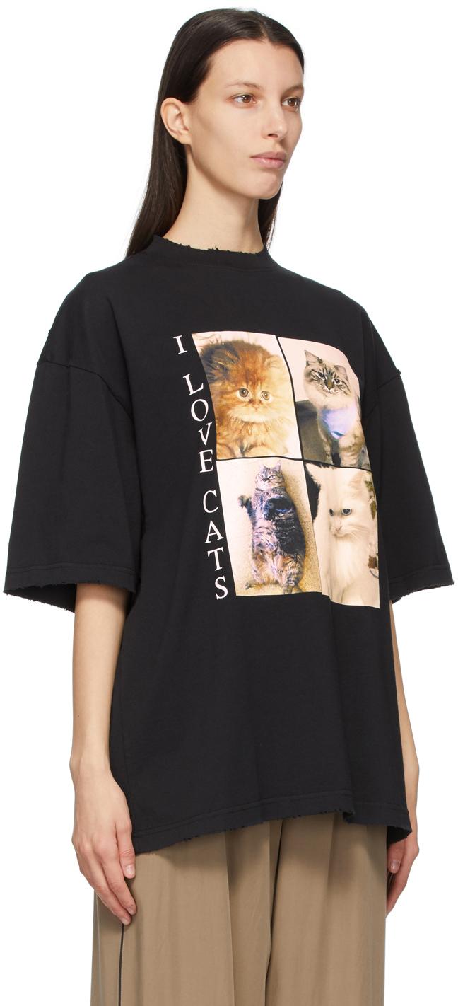 【なので】 BALENCIAGA I LOVE CATS T-SHIRT Tシャツ ポルトガル