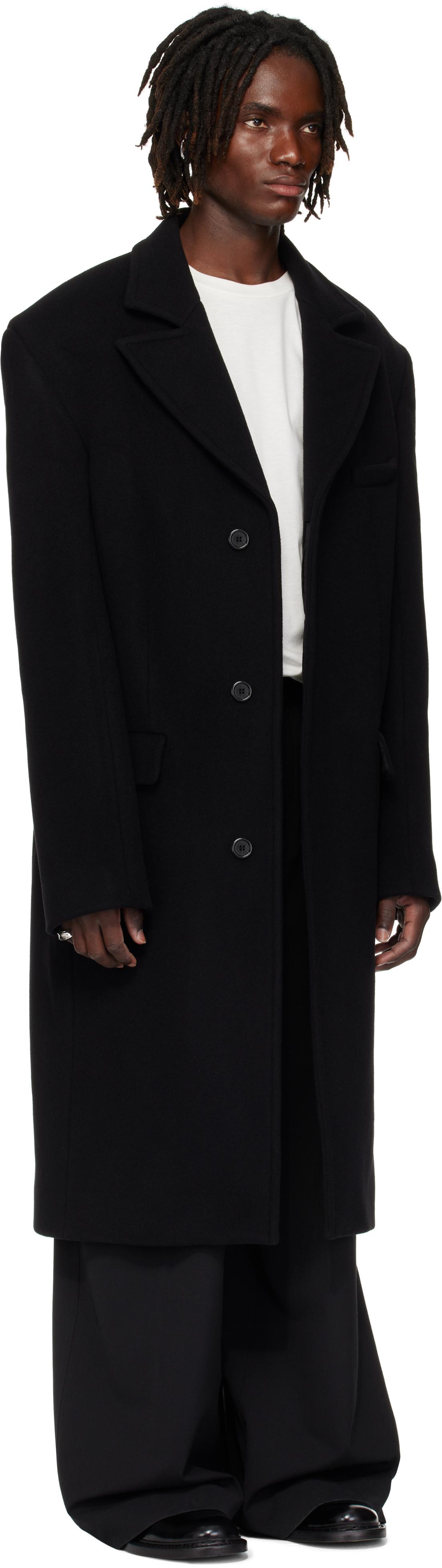 LU'U DAN コート ブラック Lu'u Dan コート メンズ | Lyst