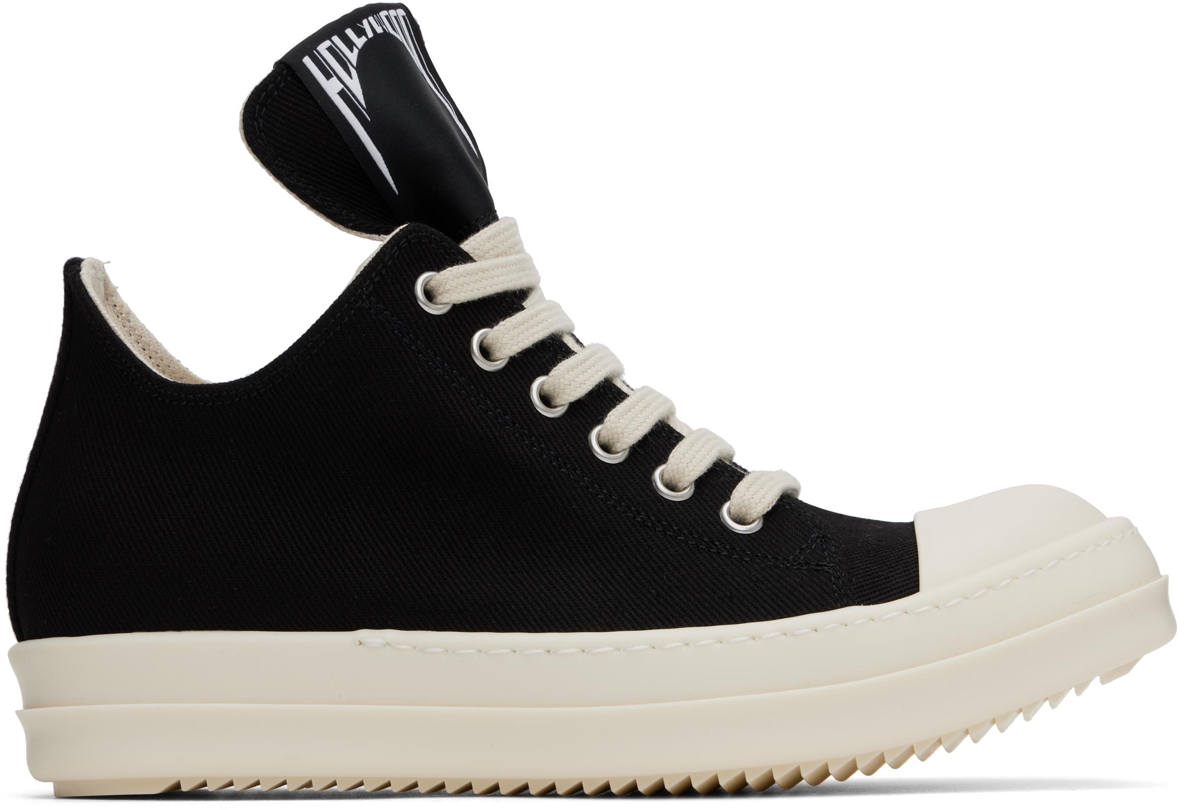 【RICK OWENS】ブラック Hollywood Vintage Sneaks スニーカー RICK OWENS - SHOES - Rick Owens
