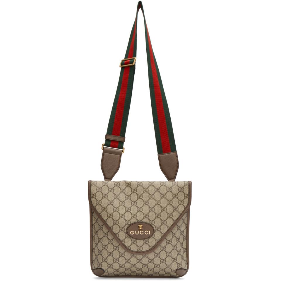 Gucci Canvas Beige Neo Vintage GG Supreme Messenger Bag in Natural for