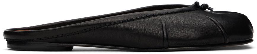 Maison Margiela レディース ブラック Tabi バレエシューズ フラット 