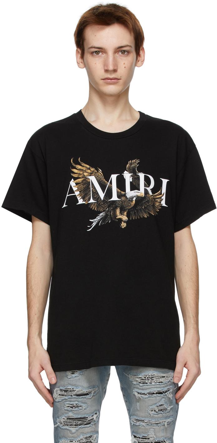 Amiri Cotton Black Eagle T-shirt for 