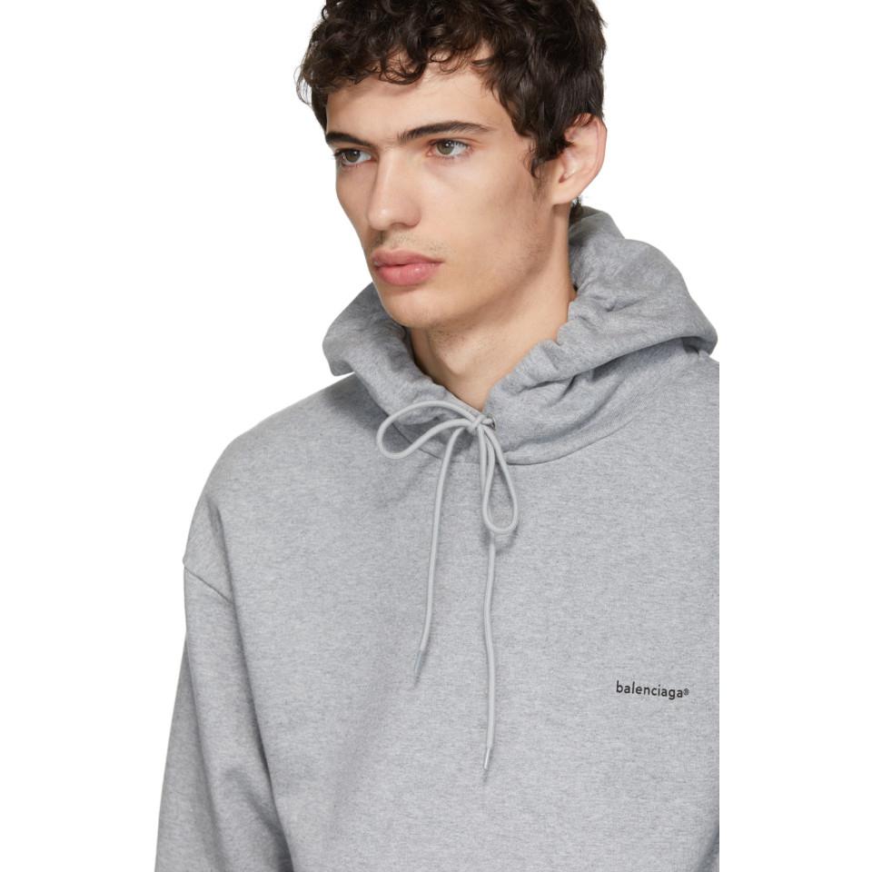 balenciaga hoodie logo on hood