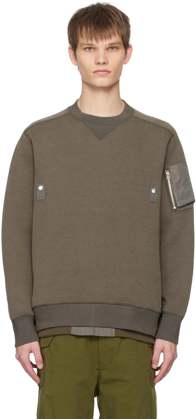 Sacai メンズ トープ Sponge スウェットシャツ アクティブウェア Sacai メンズ トープ Sponge スウェットシャツ アクティブウェア