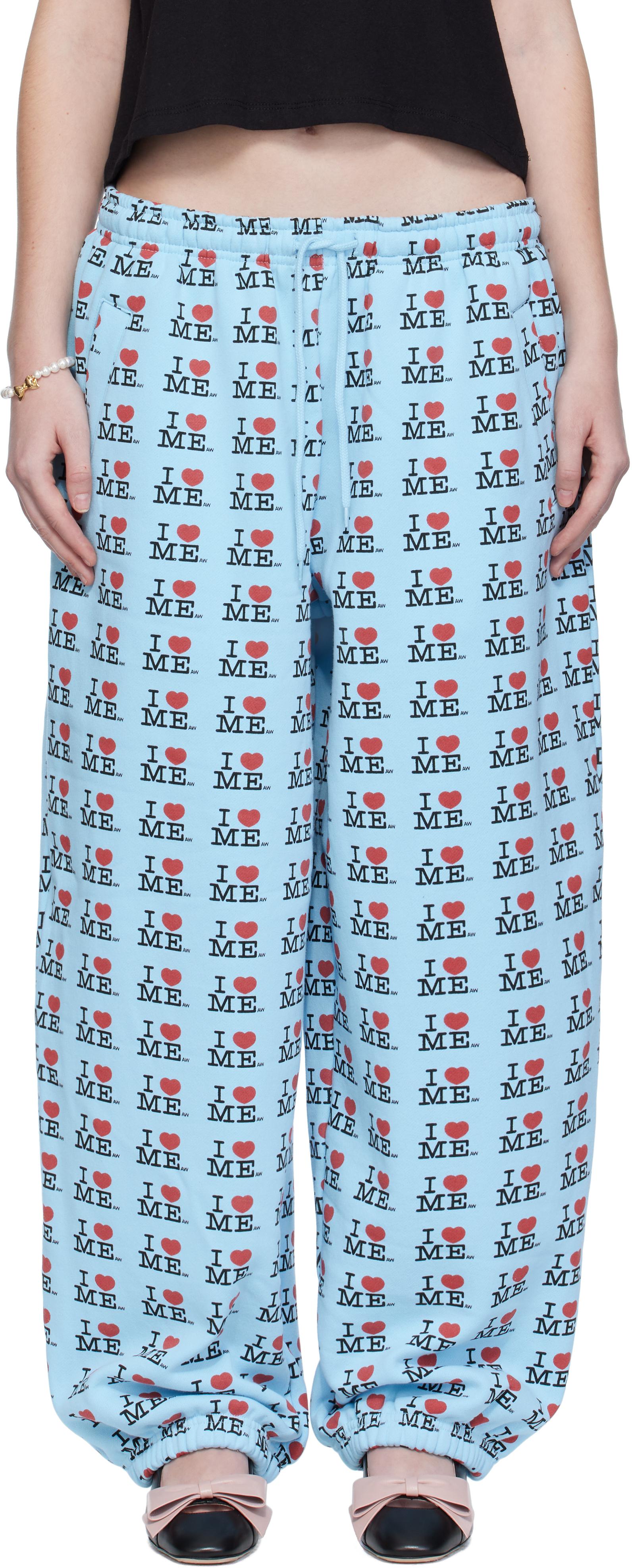 Ashley Williams Jogger Lounge Pants in Blue | Lyst UK
