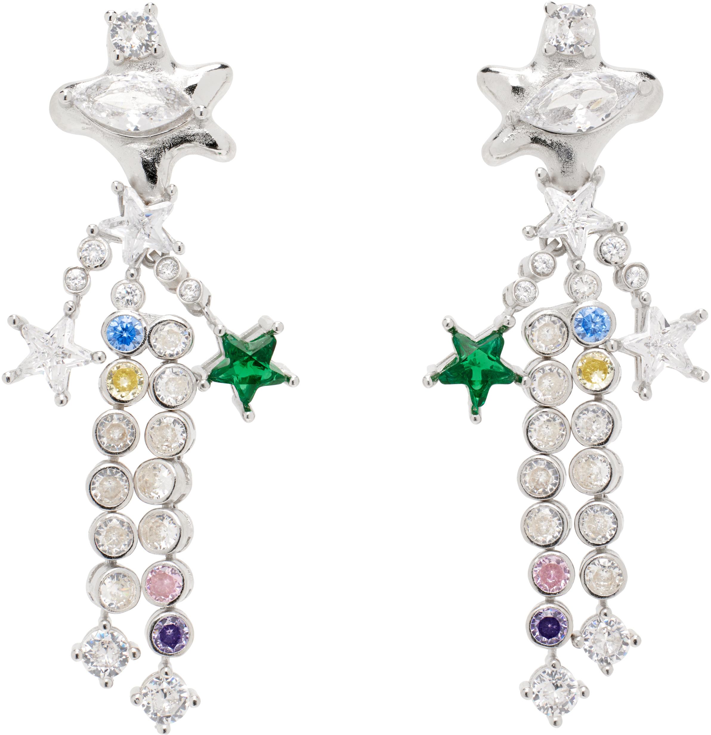 【関税込み】Collina Strada Trigon スタッドピアス Collina Strada: Trigon Stud Earrings | SSENSE Canada