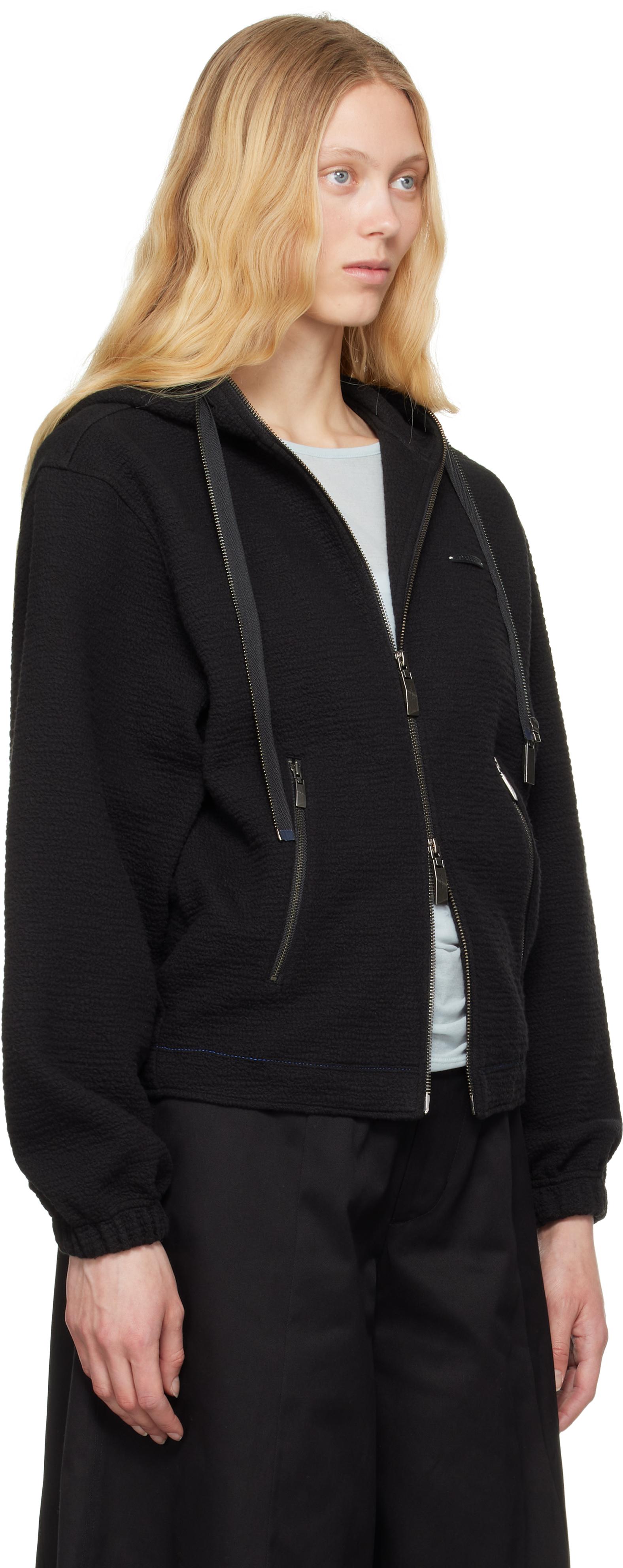Adererror Realce Product. 31 Zip-Up Hoodie in Black | Lyst