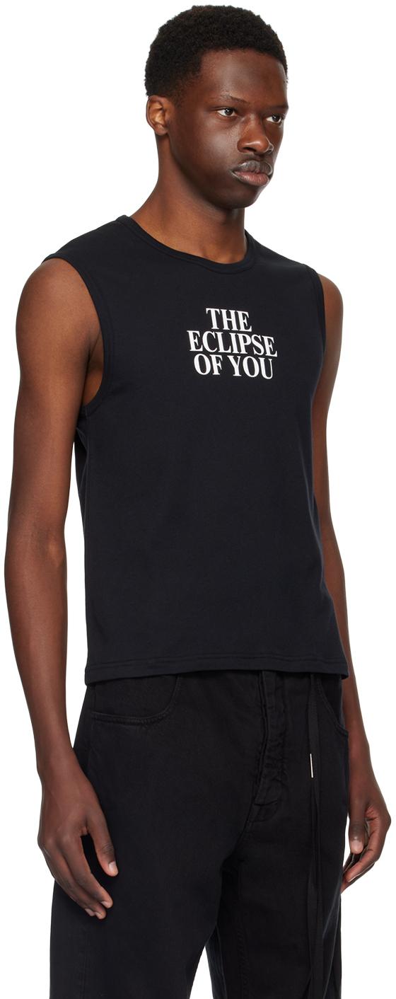 訳あり　Ann Demeulemeester ブラックタンクトップ メンズ Ann Demeulemeester Eclipse Of You タンクトップ ブラック | Lyst