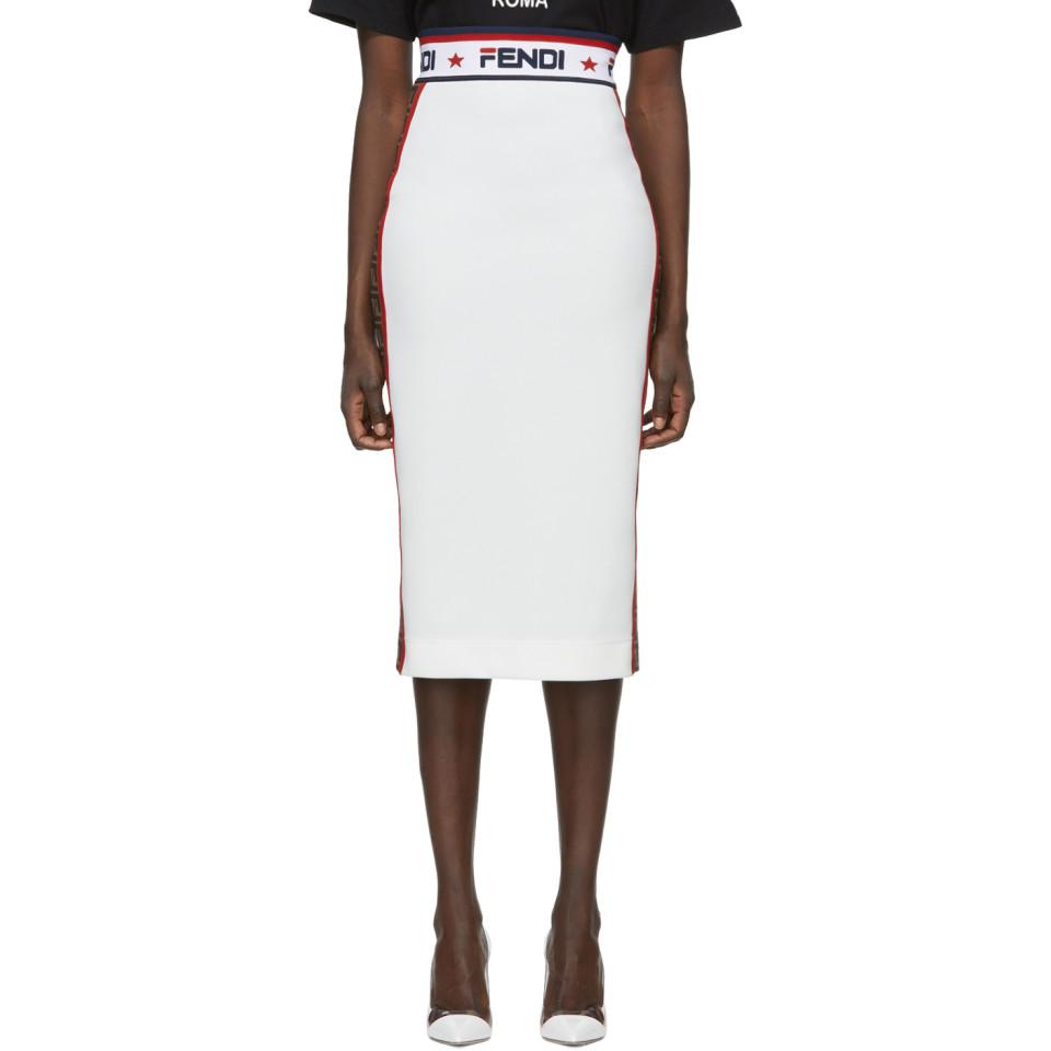 Fendi white skirt Clearance