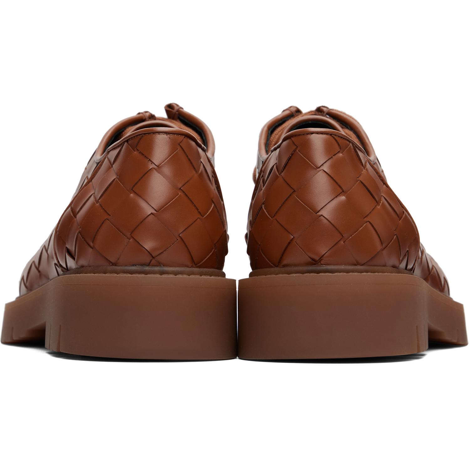 BOTTEGA VENETA ダービー　シューズ43 28 ブラウン メンズ Bottega Veneta ダービーシューズが¥181,000〜 | Lyst