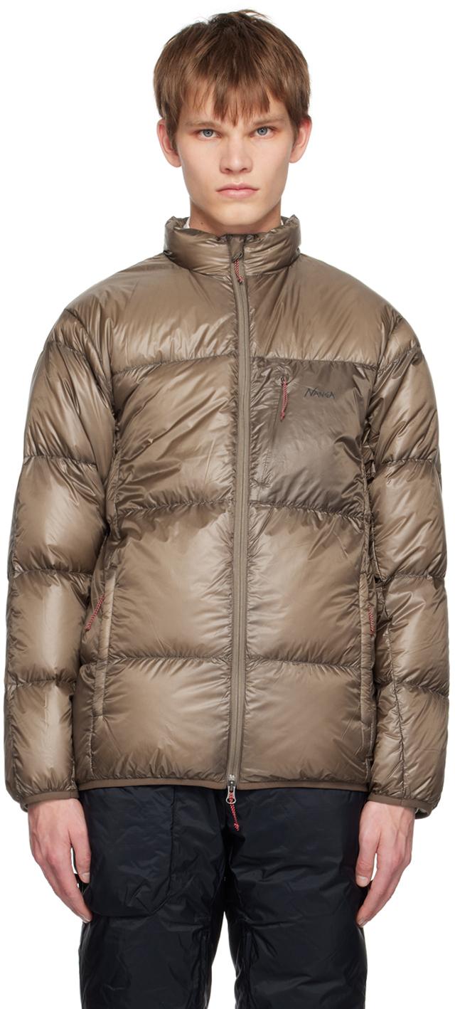 NANGA Taupe Mountain Lodge Down Jacket in Brown for Men | Lyst Canada