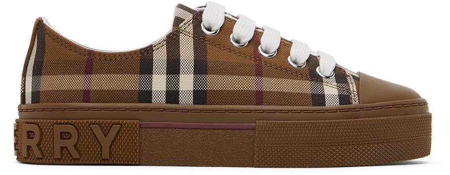 Burberry スニーカー ブラウン チェック柄