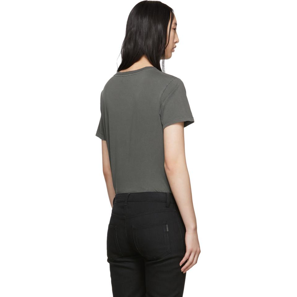 ysl shirt grey