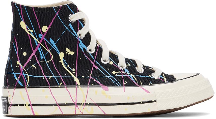 Converse Canvas Black Archive Paint Splatter Chuck 70 Sneakers for Men |  Lyst Canada
