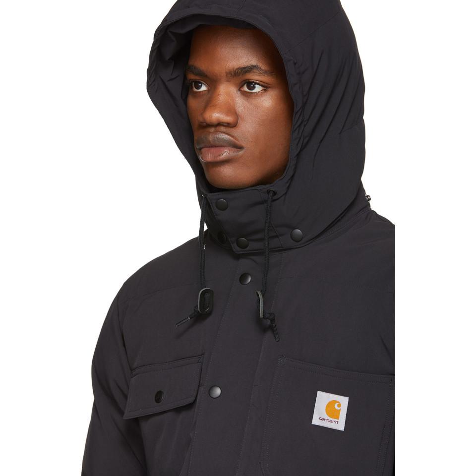 Carhartt WIP Synthetic Black Alpine Coat for Men - Lyst