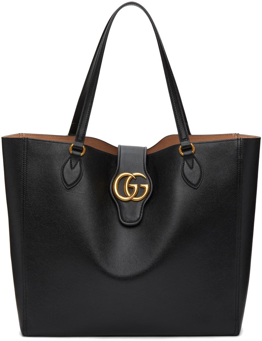 Allerede Abnorm Socialist Gucci Medium Tote Bag With Double G And Web In Natural Lyst