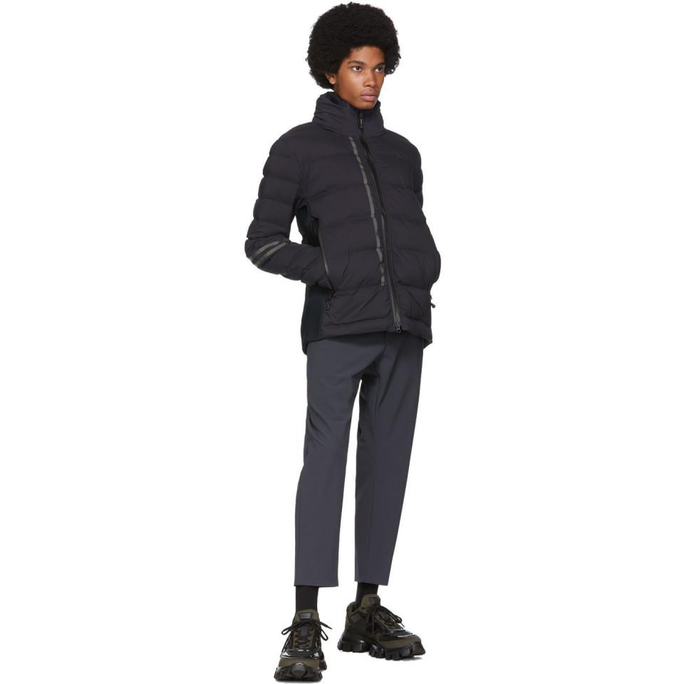 Canada Goose Synthetic Black Black Label Hybridge Cw Bomber Jacket for