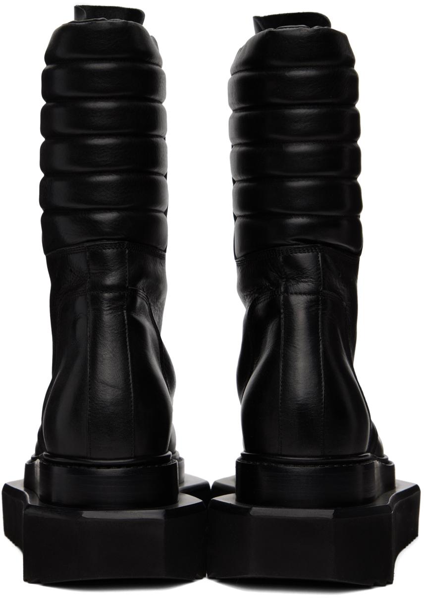 Rick Owens Moto Cyclops Boots in Black for Men | Lyst