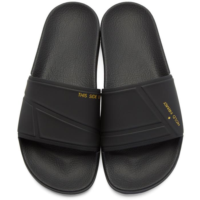 adidas side logo sandal