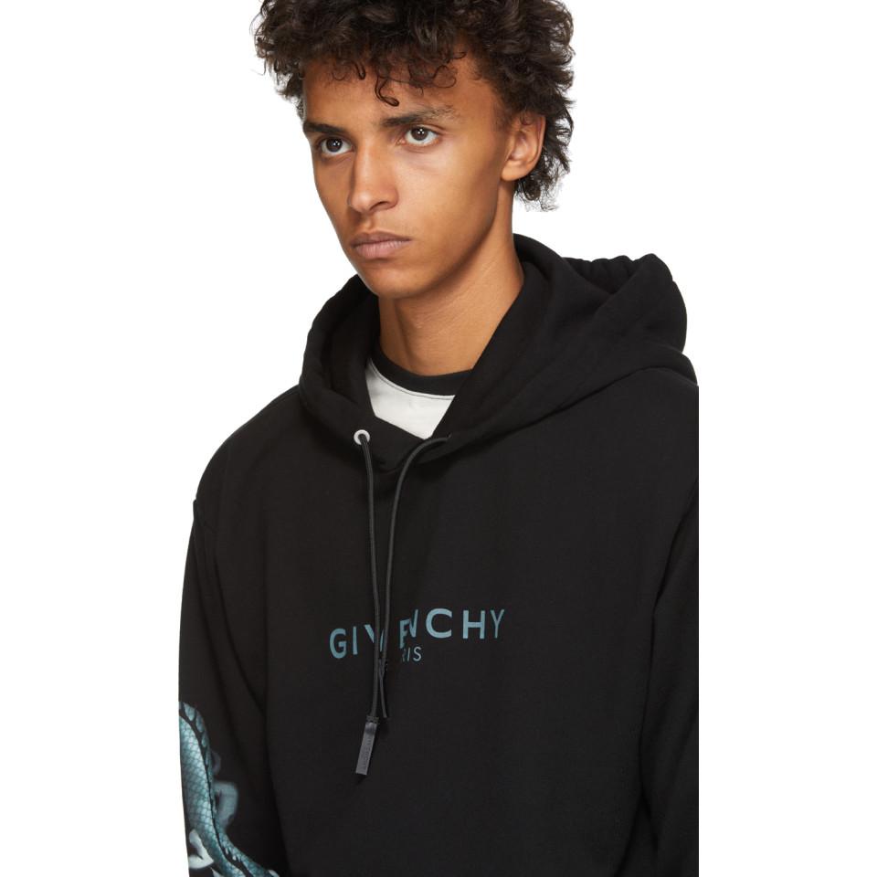 givenchy black dragon hoodie