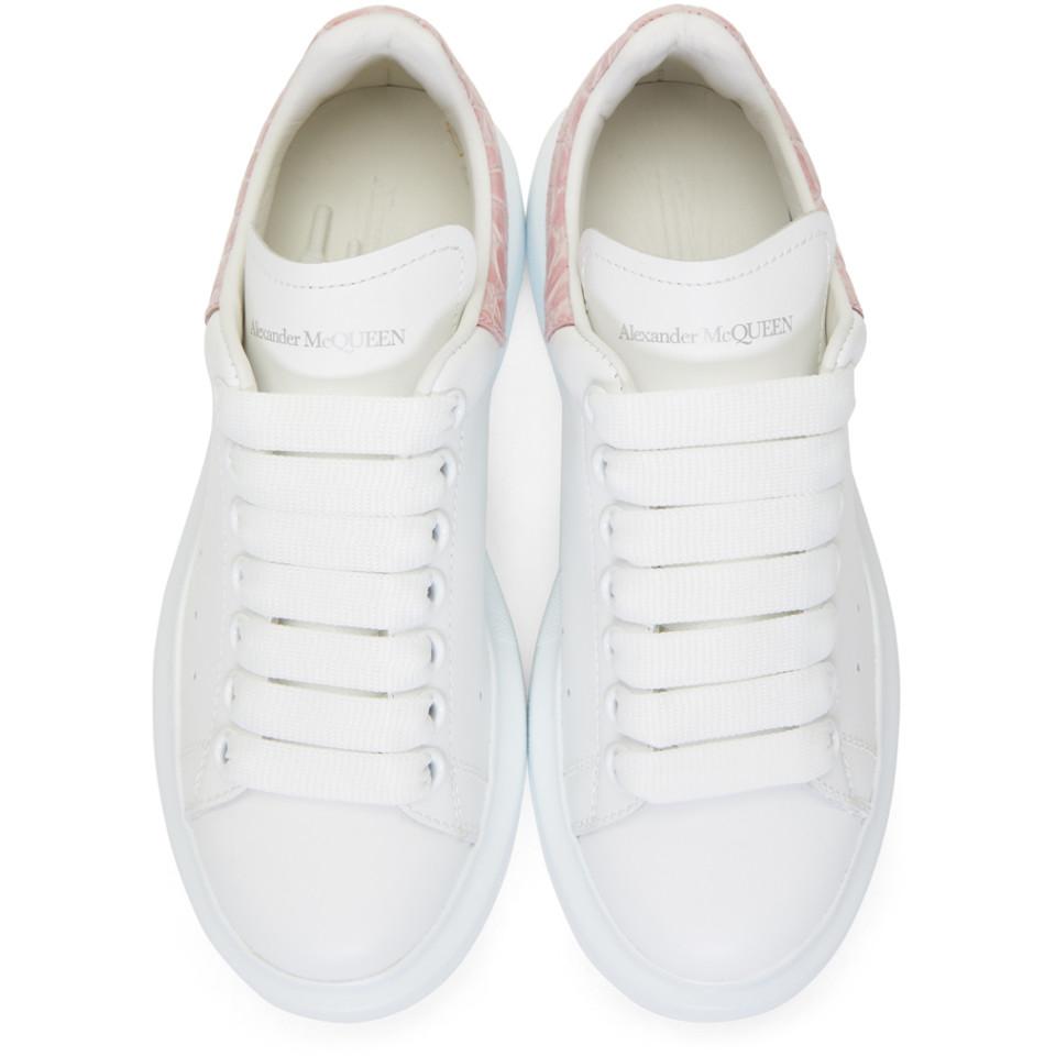 Pink Croc Oversized Sneakers - Lyst