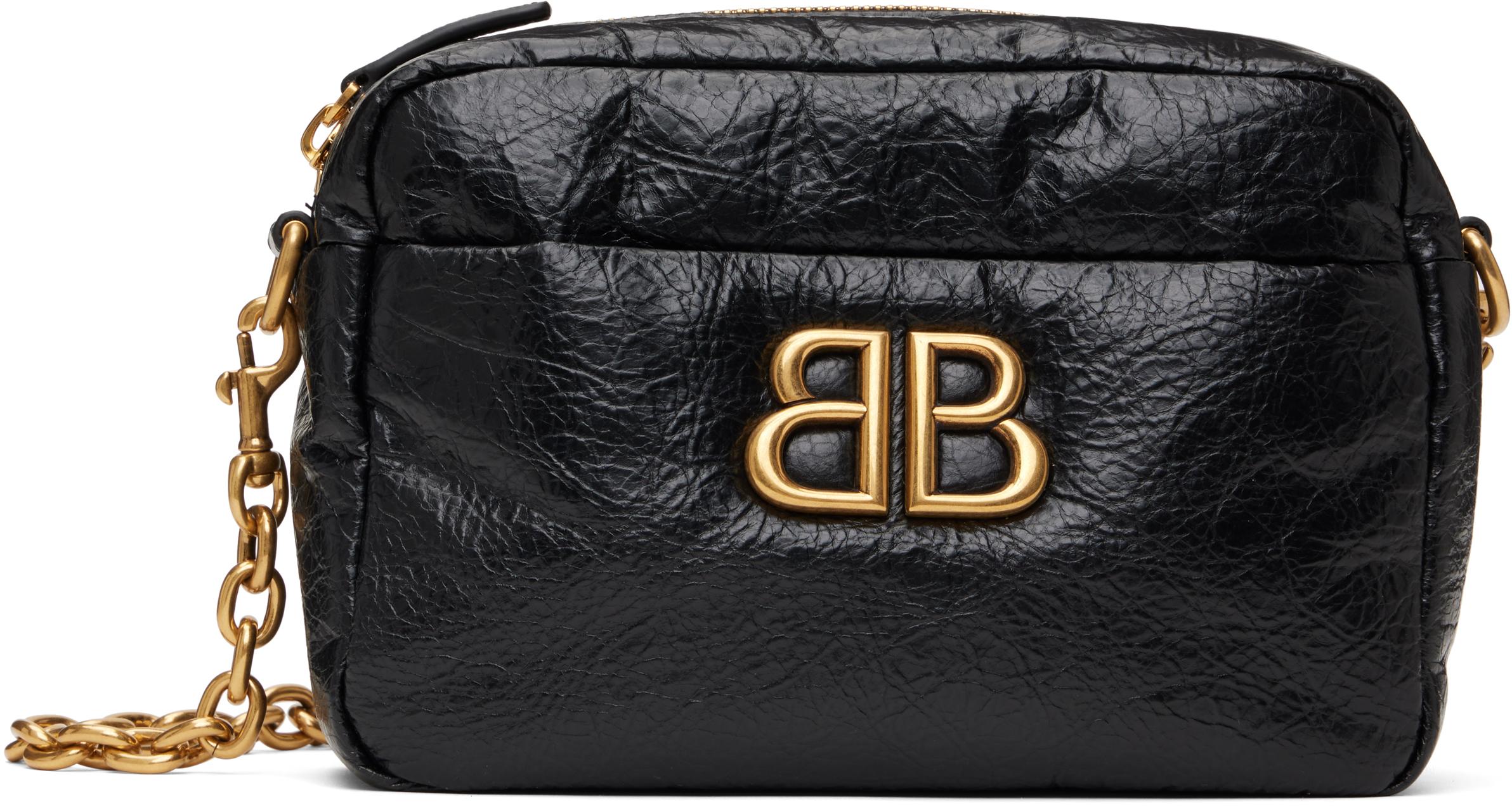 Balenciaga Monaco Xs Camera Bag in Black | Lyst
