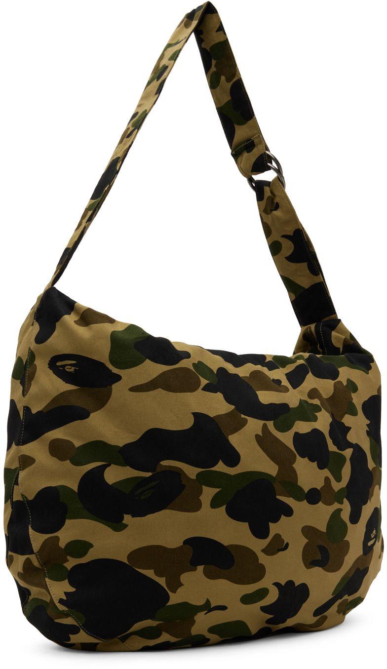 Bape Black Camo Side Bag Meduim Size