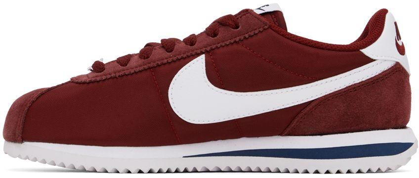 women's maroon nike cortez
