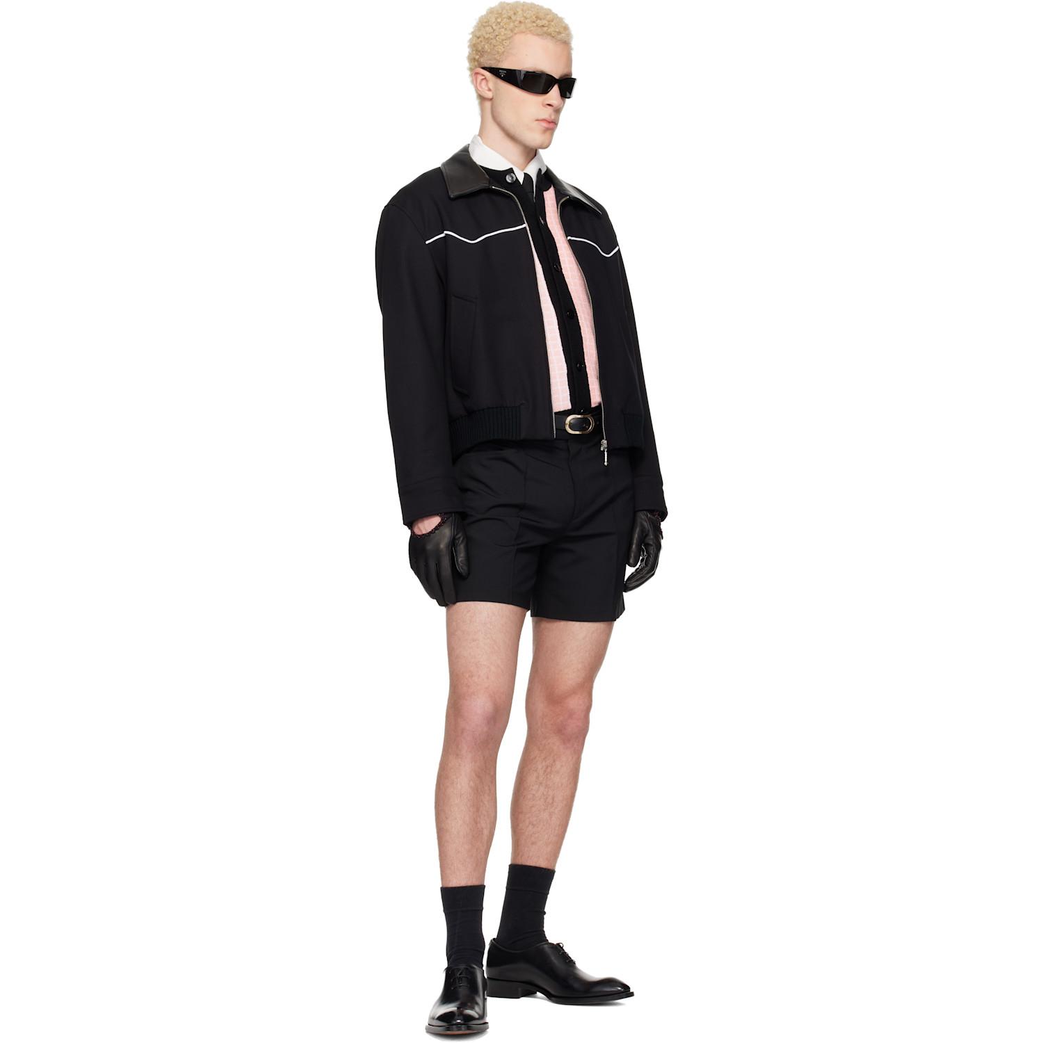 Ernest W. Baker Western Harrington Jacket in Black for Men | Lyst