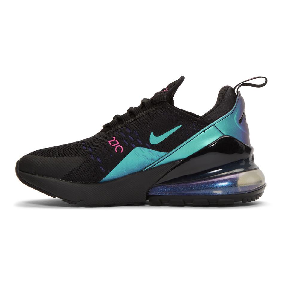 Nike Rubber Black And Purple Air Max 270 Sneakers - Lyst