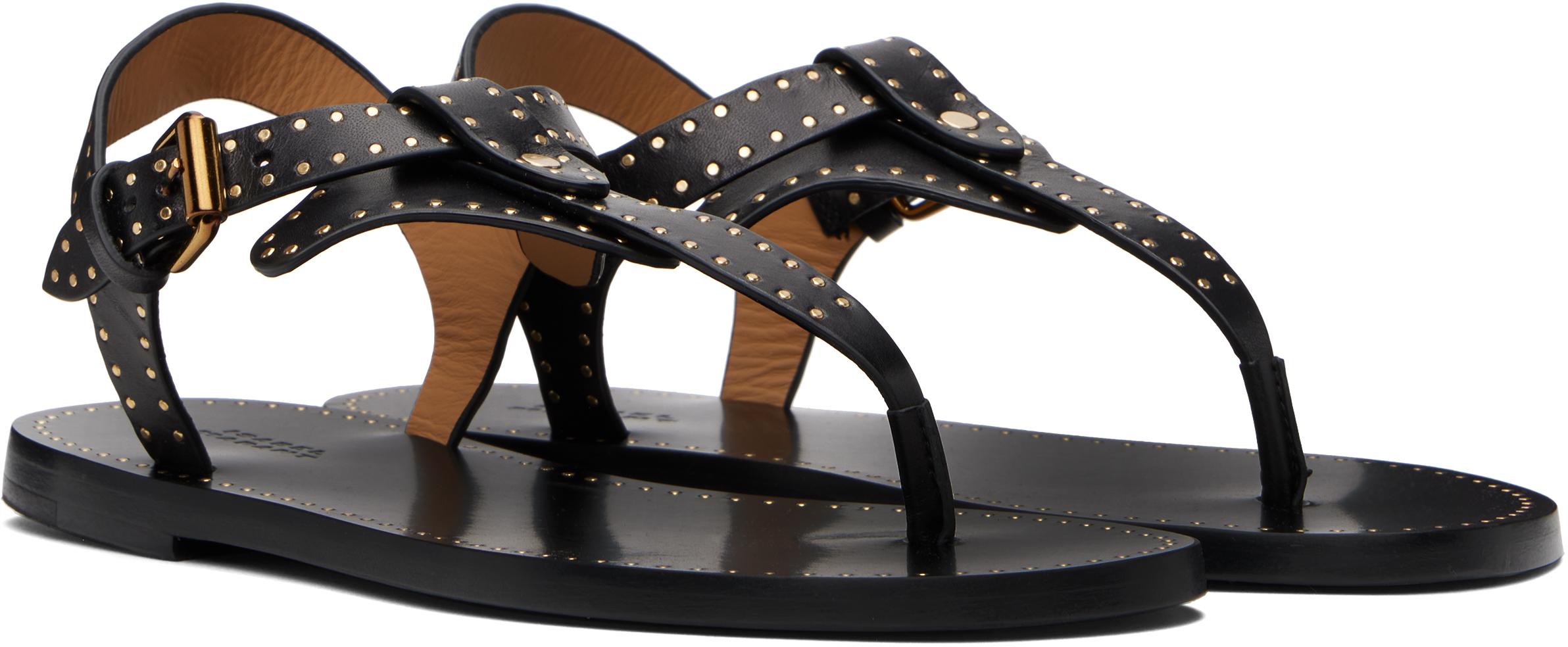 サンダル・ミュール Joony Ge Sandals - Isabel Marant - Leather - Black Joony Ge Sandals - Isabel Marant - Leather - Black