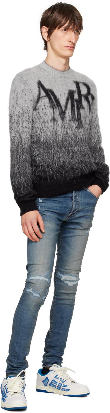 Amiri メンズ ブラック ブルー&ホワイト Chunky Skel Top Low Amiri メンズ ブラック ブルー&ホワイト Chunky Skel Top Low