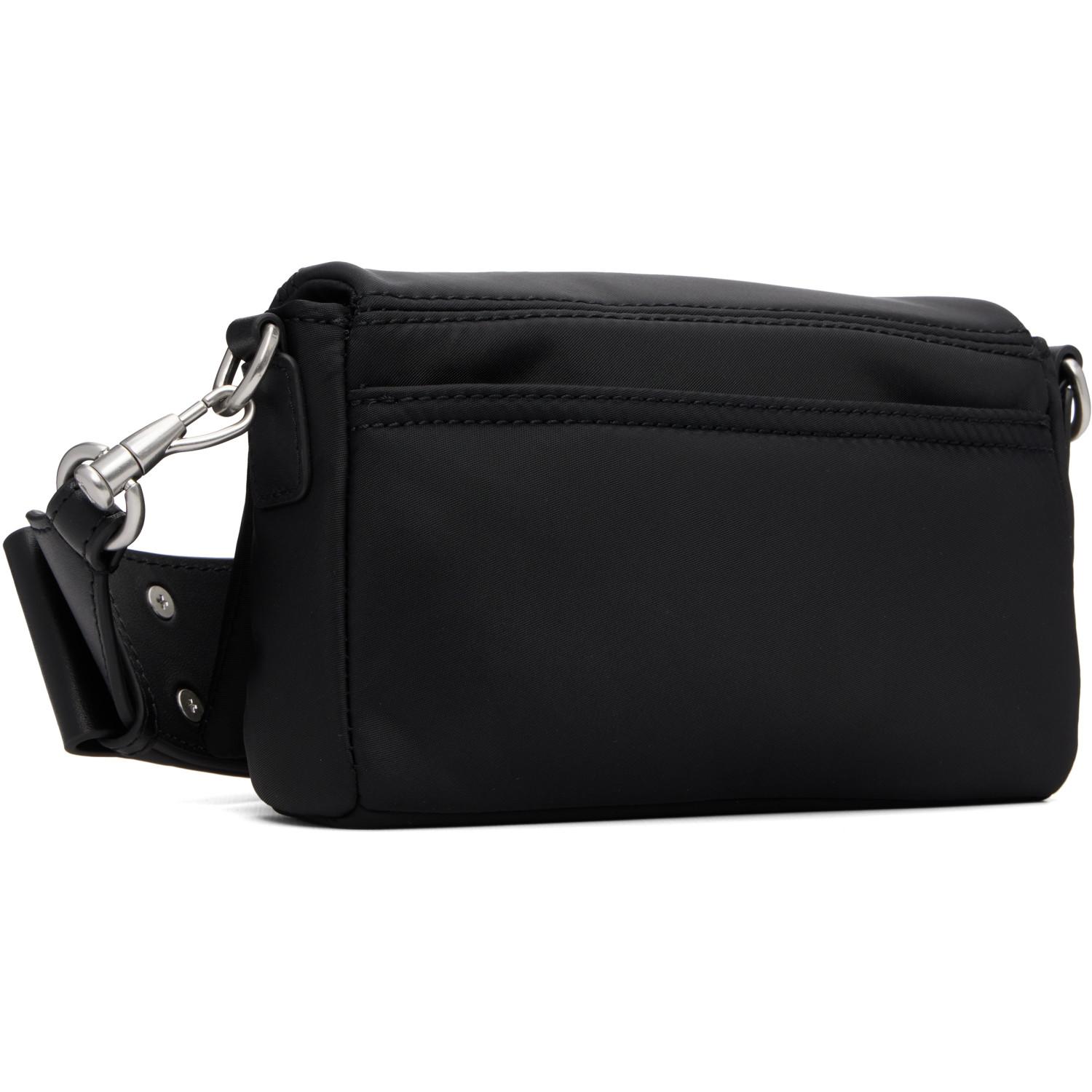 Ami Paris Nylon Marcel Lunch Box Bag in Black | Lyst
