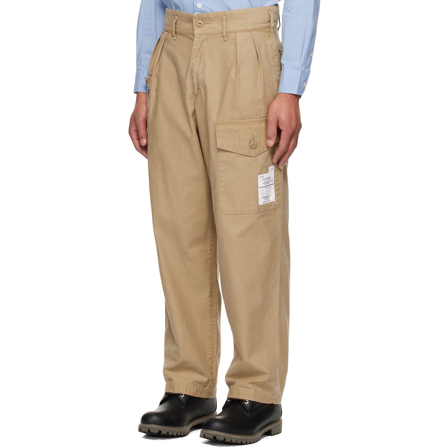 パンツ NEIGHBORHOOD TWO TUCK CARGO PANTS Neighborhood Two Tuck Cargo Pants in Natural for Men | Lyst