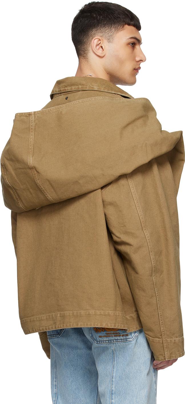Y. Project Tan Snap Off Jacket for Men | Lyst