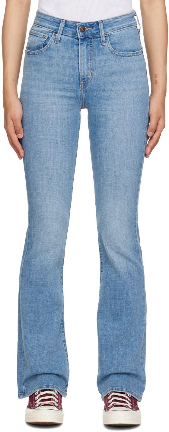Levi's Blue 725 High-rise Bootcut Jeans | Lyst