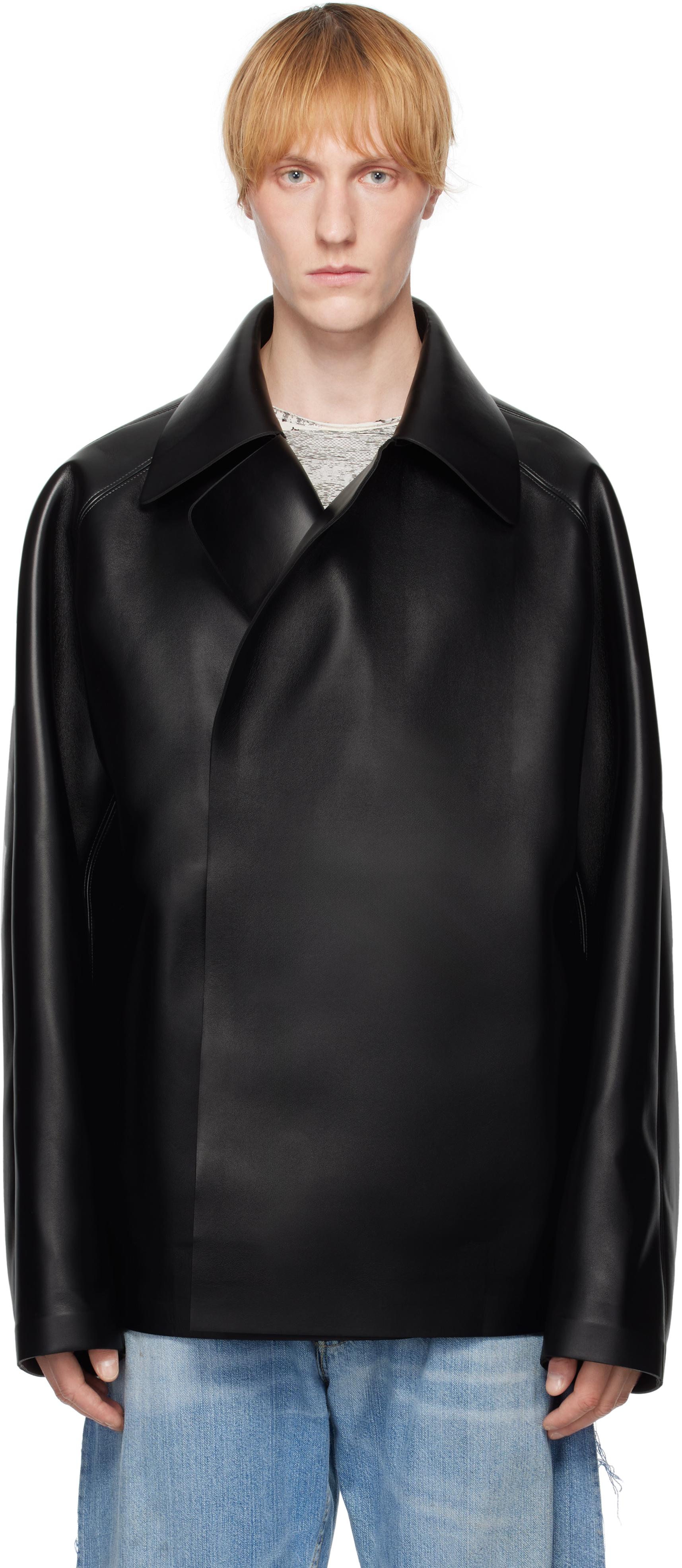 DIESEL J-Markus Faux-Leather Jacket in Black for Men | Lyst
