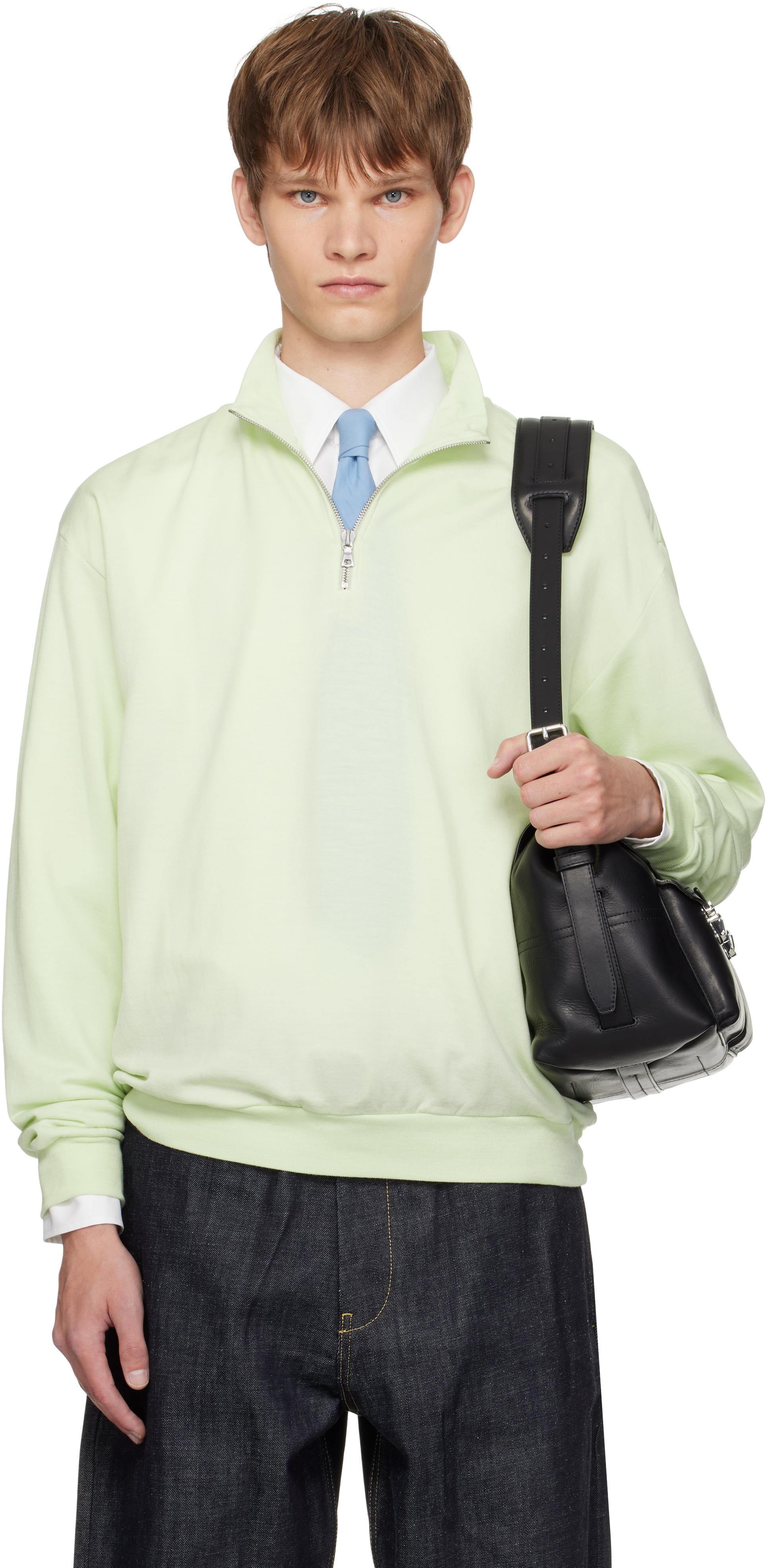 AURALEE Light Wool Sweat Half Zip Sweatshirt for Men | Lyst