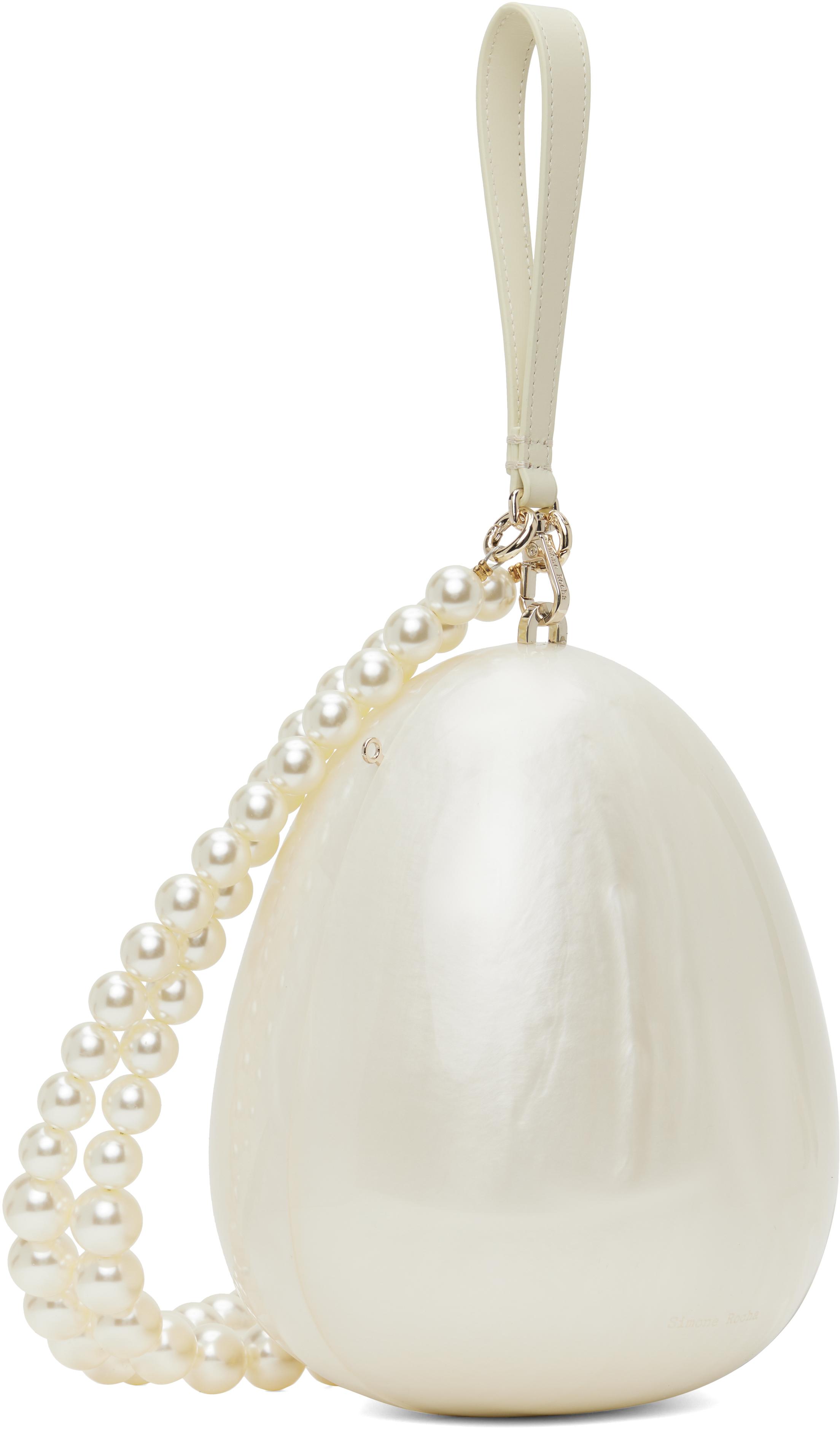 Simone Rocha Off- Large Egg Bag in Natural | Lyst UK