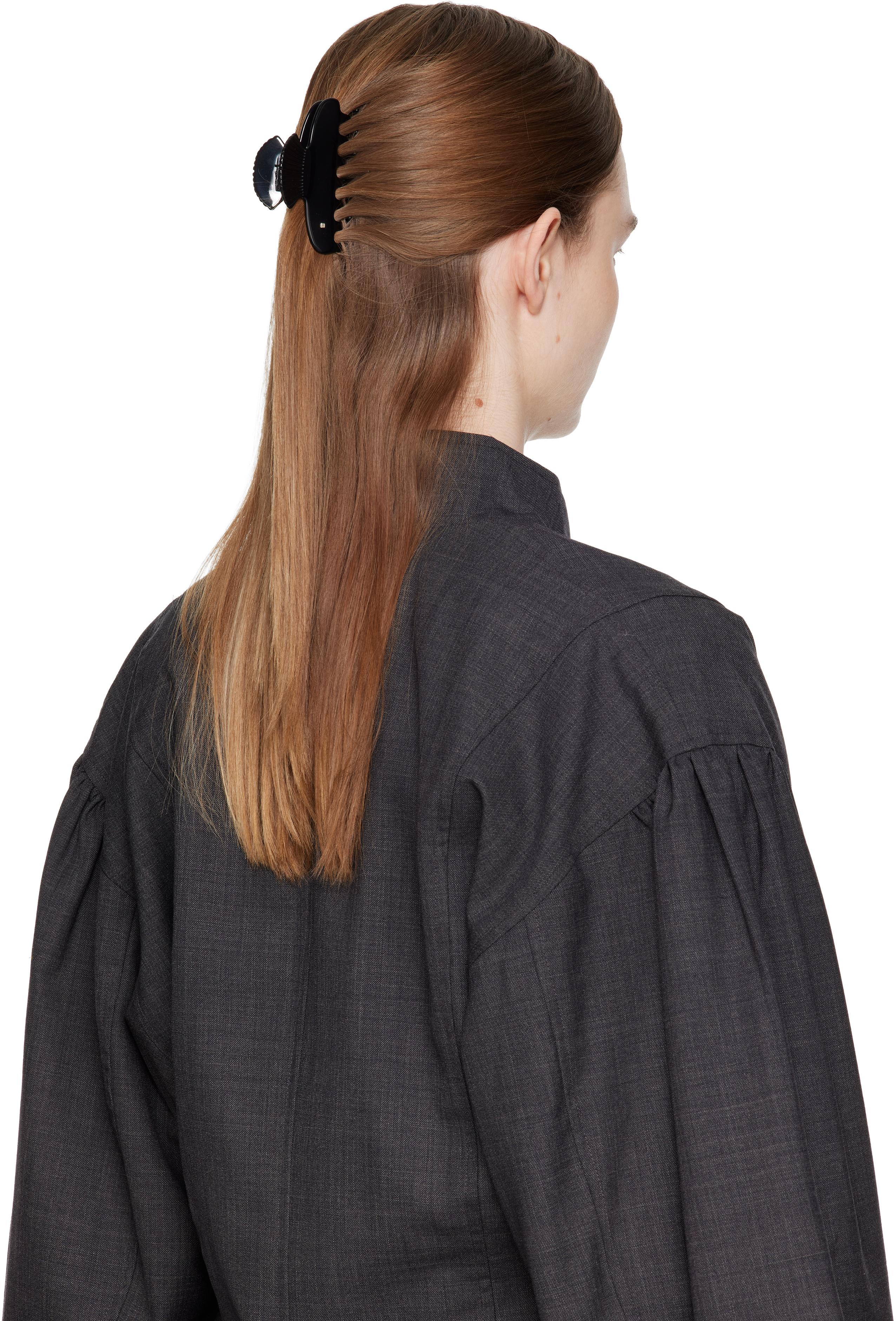 Sophie Buhai Small Fan Shell Claw Clip in Black | Lyst