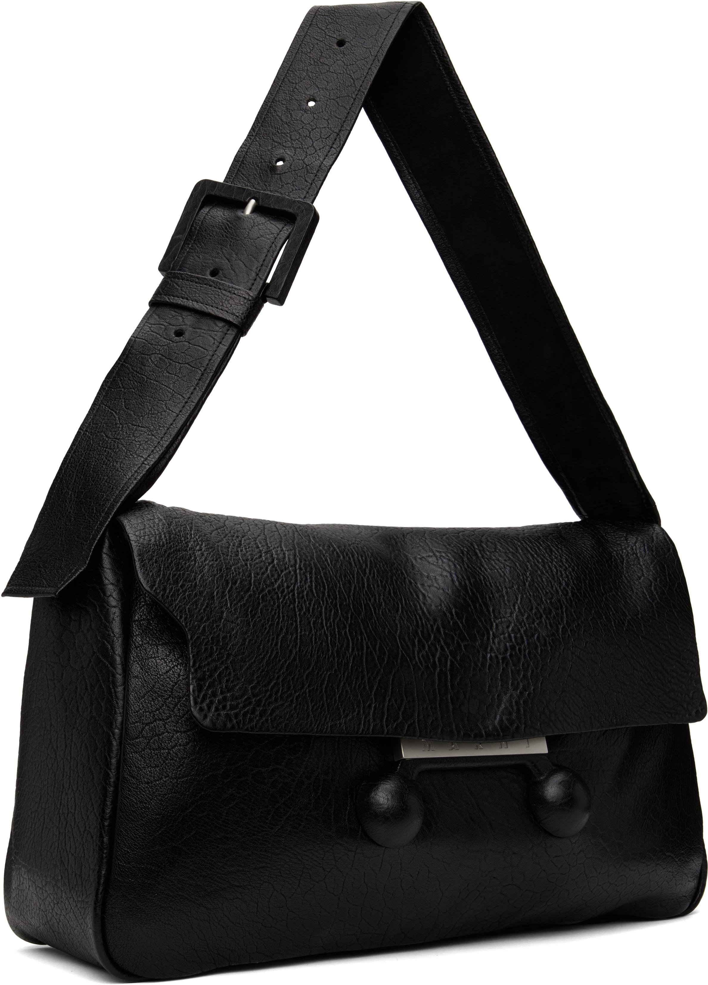 Marni Nappa Extra Large Trunkaroo Soft Bag in Black | Lyst