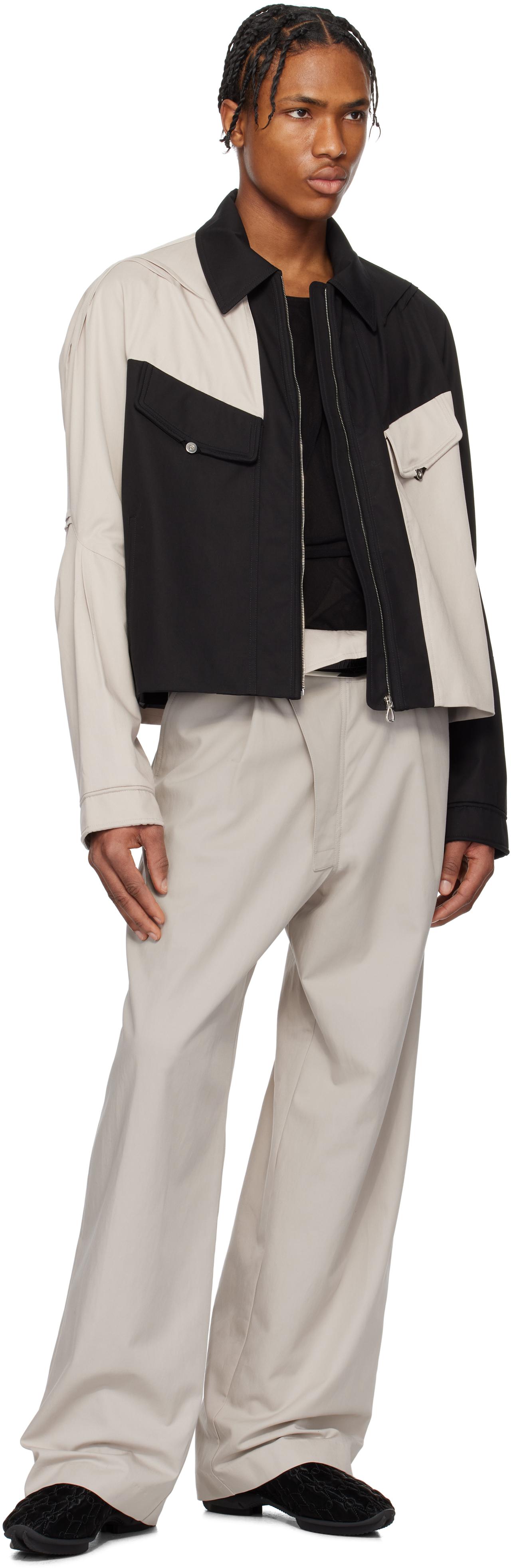 Kiko Kostadinov Tan & Alec K-Dart Jacket in Black for Men | Lyst