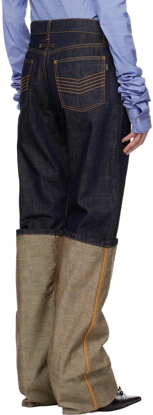 Jean Paul Gaultier 'the Cuff' Jeans in Blue Lyst UK