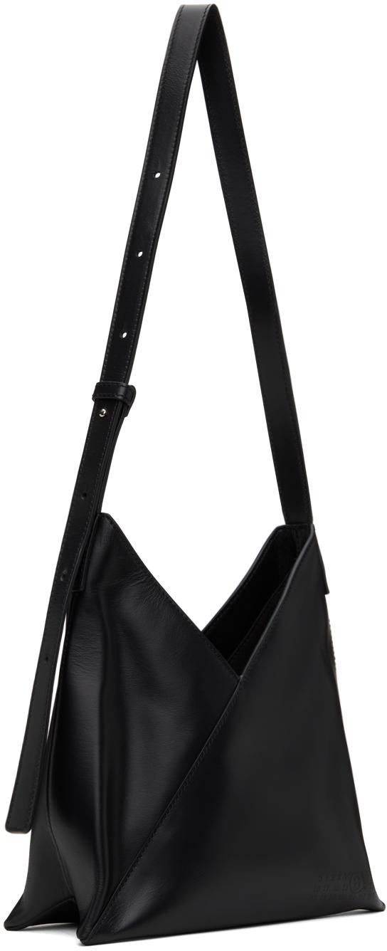 MM6 by Maison Martin Margiela メンズ ブラック レザー バッグ 