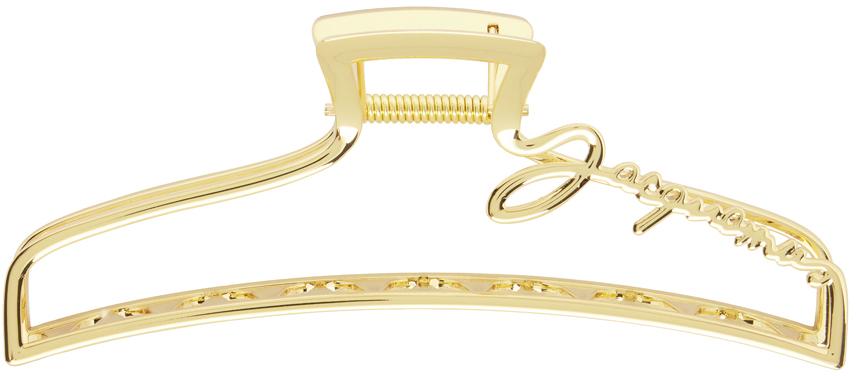 Jacquemus Le Raphiaコレクション ゴールド La Grande Pince ヘア 